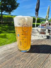 Lade das Bild in den Galerie-Viewer, Hoppebräu Brauprozess-Glas 0,4l
