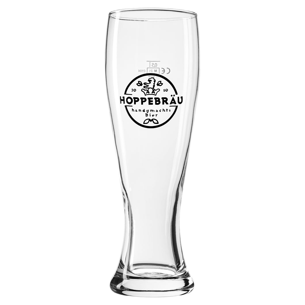 Hoppebräu Weißbier Glas 0,5l