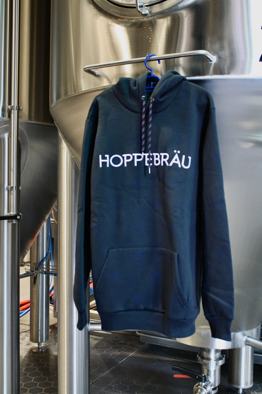 Hoppebräu Hoodie - overall print